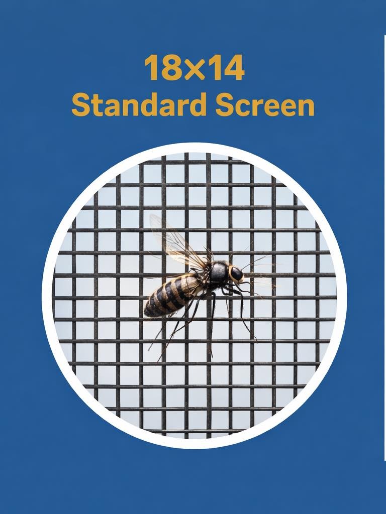 18×14 standard vs 20×20 no-see-um before